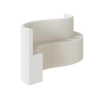 Biombo Separador Biombo Divisor De Ambientes Plegable De Papel, Divisor De Pared Decorativo Funcional Deformable para Separar Ambientes, Separadores De Partición(White,1.5x5m/4.92x16.4ft)