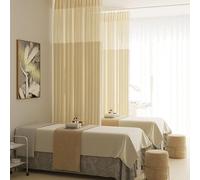 Biombo Separador De Ambientes,Cortina De Hospital Ignífuga,Cortina De Oficina Médica,Privacidad Cubículos Cortinas para Salones,Belleza,Oficina Barrios, Clínicas, Centros Médicos C,W2.7*H2.7m