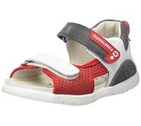 Biomecanics 162189 Zapatos de Primeros Pasos, Bebé-niños, Rojo/Blanco (Nobuck/Sauvage), 27