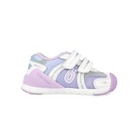 Biomecanics 251138-B661 | Deportivas para Bebé Niña | Lila, Blanco y Gris | Doble Cierre Ajustable | Antideslizante | Plantilla - Talla 19