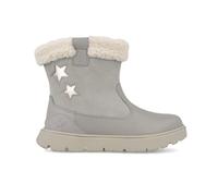 Biomecanics Bota Niña 251221-B154 | Piel Serraje Gris con Estrellas | Forro Interior de Pelo | Suela Antideslizante