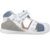 Biomecanics Sandalias para Chico 252116 Estampado de la Talla 20 en Color Blanco_Indigo_B834