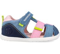 Biomecanics Sandalia para niña 262199 Wider Barefoot Lona Urban de la talla 26 en color JEANS_ROSA_C727