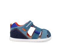 Biomecanics Sandalia para niño 262199 Wider Barefoot Lona Casual de la Talla 25 en Color Jeans_A371