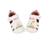 Biomecanics Sandalias de Lona con Doble Cierre Blancas Infantil Talla 24