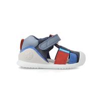 Biomecanics Sandalias Niño Primeros Pasos 232149-A - Azul | Puntera Cerrada | Piel Transpirable y Antibacteriana