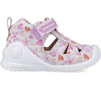 Biomecanics Sandalias para niña 252185 Primeros pasos Estampado de la talla 22 en color BLANCO_B050