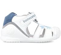 Biomecanics SANDALIAS PRIMEROS PASOS TWINS 242123-A de la talla 21 en color BLANCO