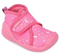Biomecanics Zapatillas de Casa fucsia con estampado de estrellas pantuflas Biohome para gateo y primeros pasos cierre velcro - 22