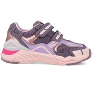 Biomecanics Zapatillas deportivas para niña 251270, morado y rosa, doble tira, suela ergonómica, Púrpura Y Rosa, 27 EU