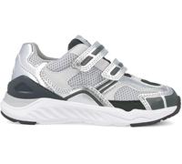 Biomecanics Zapatillas deportivas para niña 251270, plateado, doble tirón, suela ergonómica, plateado, 28 EU