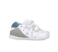 Biomecanics Zapato Estampado Blanco Y Indigo