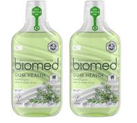 BIOMED Enjuague Bucal Natural Vegano para Cuidado Completo y Encías Sanas sin Alcohol Well Gum 500 ml (Paquete de 2)