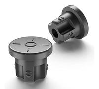 Biomed Solutions - Tapón de goma de butilo de bromo liofilización de 20 mm con puerto de inyección autocurativo, tapas de tarro de masón, sello de butilo para botella de vidrio, 100 unidades/paquete