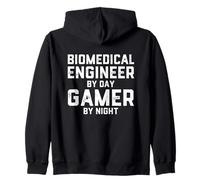 Biomedical Engineer by Day Gamer by Night Bio Med Engineers Sudadera con Capucha