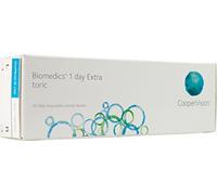 Biomedics 1-Day Extra Toric Lentes de contacto tóricas diarias, R 8.7, D 14.5, -5.25 dioptría, cilindro -1.75, eje 180-30 lentillas