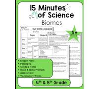 Biomes Interactive Workbook for Kids: Science Notes, Reading Comprehension, Critical Thinking, Life Science Activities, Biomes, ... Habitats, Homeschool Science Curriculum