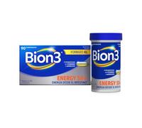 Bion3 Multivitamínico Energy 50+ con Probióticos, Vitamina B12 y C, Zinc y Hierro 90 comprimidos