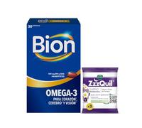 Bion Omega 3 con EPA, 250mg de DHA y Probióticos, 30 Cápsulas Blandas | Cápsulas para 1 Mes de Uso, Para apoyar el Corazón¹, Cerebro² y Visión³ con Una Dosis al Día
