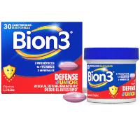 Bion3 Defense Junior con Probióticos y Vitamina D 30 Comprimidos Masticables