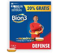 Bion3 Defense Probióticos, 12 Vitaminas y 7 Minerales 120 Comprimidos
