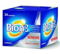 Bion3 Energy 50+ Comprimidos Multivitamínicos con Probióticos, Complemento Alimenticio, Energía Física y Mental, Vitamina C, D, A, Complejo B, Hierro