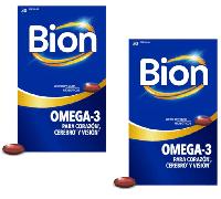 Bion3 Omega-3 Corazón, Cerebro y Visión 30 Cápsulas 2 uds
