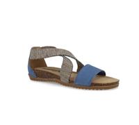 BioNatura 34 A 825 S. IMB - Sandalias de mujer con doble banda elástica, Jeans, 39 EU