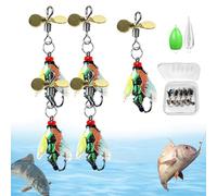 Bionic Fly Fishing Bait | Cebo Artificial Colorido | Equipo Profesional de con Mosca | Kit de Surtido de con Mosca | Equipo de con Mosca para Agua Salada y Agua Dulce