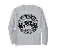 Bionic Hip Club Miembro Logo Vintage Cirugía Reemplazo de Cadera Manga Larga