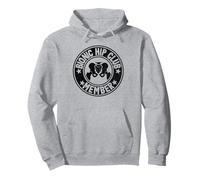 Bionic Hip Club Miembro Logo Vintage Cirugía Reemplazo de Cadera Sudadera con Capucha