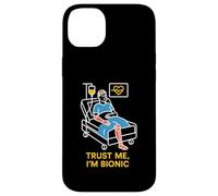 Bionic Patient Trust Me Im Bionic Fun Mens Cirugía Recuperación Carcasa para iPhone 14 Plus