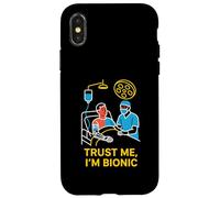 Bionic Patient Trust Me Im Bionic Fun Mens Cirugía Recuperación Carcasa para iPhone X/XS