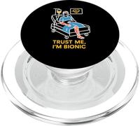 Bionic Patient Trust Me Im Bionic Fun Mens Cirugía Recuperación PopSockets PopGrip para MagSafe