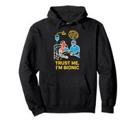 Bionic Patient Trust Me Im Bionic Fun Mens Cirugía Recuperación Sudadera con Capucha