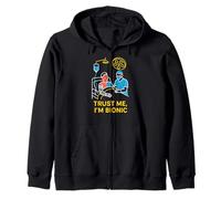 Bionic Patient Trust Me Im Bionic Fun Mens Cirugía Recuperación Sudadera con Capucha