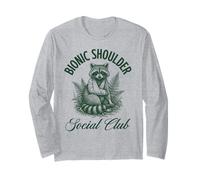 Bionic Shoulder Social Club Raccoon Lesiones Recuperación Divertido Manga Larga