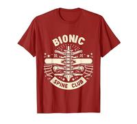 Bionic Spine Club Cirugía Médica Avanzada - Camiseta, Hombre, Arándano, L