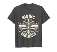 Bionic Spine Club Cirugía Médica Avanzada - Camiseta, Hombre, Jaspeado Oscuro, 5XL