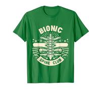 Bionic Spine Club Cirugía Médica Avanzada - Camiseta, Hombre, Verde Kelly, S
