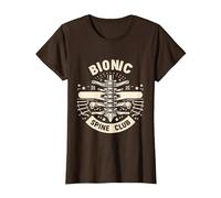 Bionic Spine Club Cirugía Médica Avanzada - Camiseta, Mujer, Marrón, XS