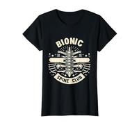 Bionic Spine Club Cirugía Médica Avanzada - Camiseta, Mujer, Negro, S