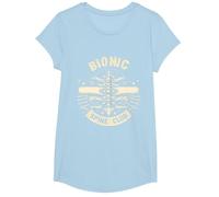 Bionic Spine Club Cirugía Médica Avanzada - Camiseta, Niñas, Azul Bebé, Mediano