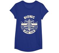 Bionic Spine Club Cirugía Médica Avanzada - Camiseta, Niñas, Azul Real, XS