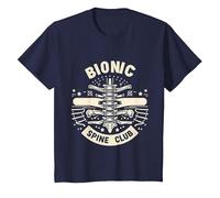 Bionic Spine Club Cirugía Médica Avanzada - Camiseta, Niños, Azul Marino, 8 años