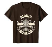 Bionic Spine Club Cirugía Médica Avanzada - Camiseta, Niños, Marrón, 12 años