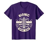 Bionic Spine Club Cirugía Médica Avanzada - Camiseta, Niños, Morado, 6 años