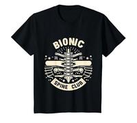 Bionic Spine Club Cirugía Médica Avanzada - Camiseta, Niños, Negro, 6 años