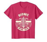 Bionic Spine Club Cirugía Médica Avanzada - Camiseta, Niños, Rojo Jaspeado, 3 años