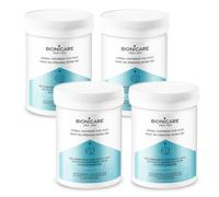BIONICARE - Pomada para Pies para Talones Agrietados, 4x200 ml | Cera de abeja, aceites de almendra y colza, extracto de malvavisco, propóleo y árbol de té para talones secos y agrietados